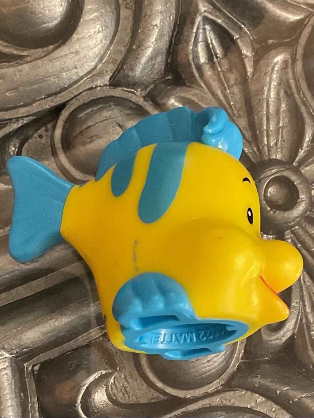 Little People Flounder Little Mermaid Yellow and Blue Fish Play Figure